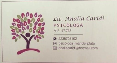 Analía Caridi · Psicóloga